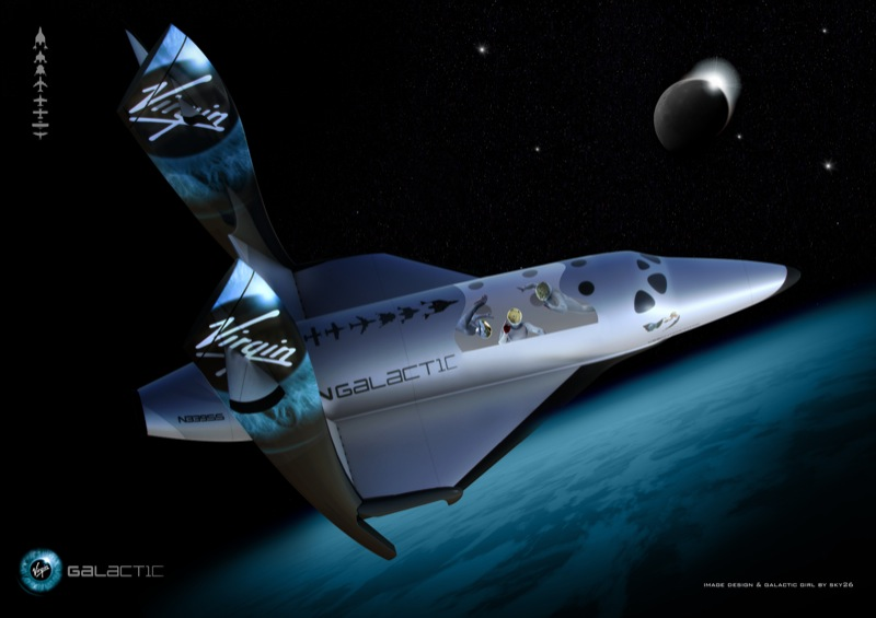Illustration for article titled Virgin Galactic Unveils Spaceships That'll Take Passengers Up in 2009